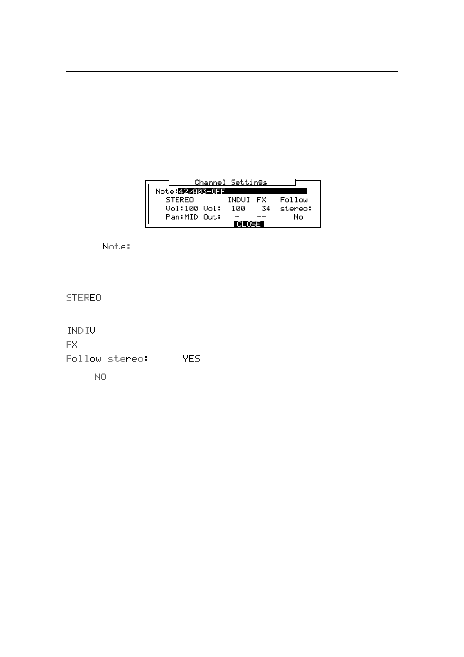 Setting the volume or pan for each note | Akai MPC 2000xl User Manual | Page 145 / 208