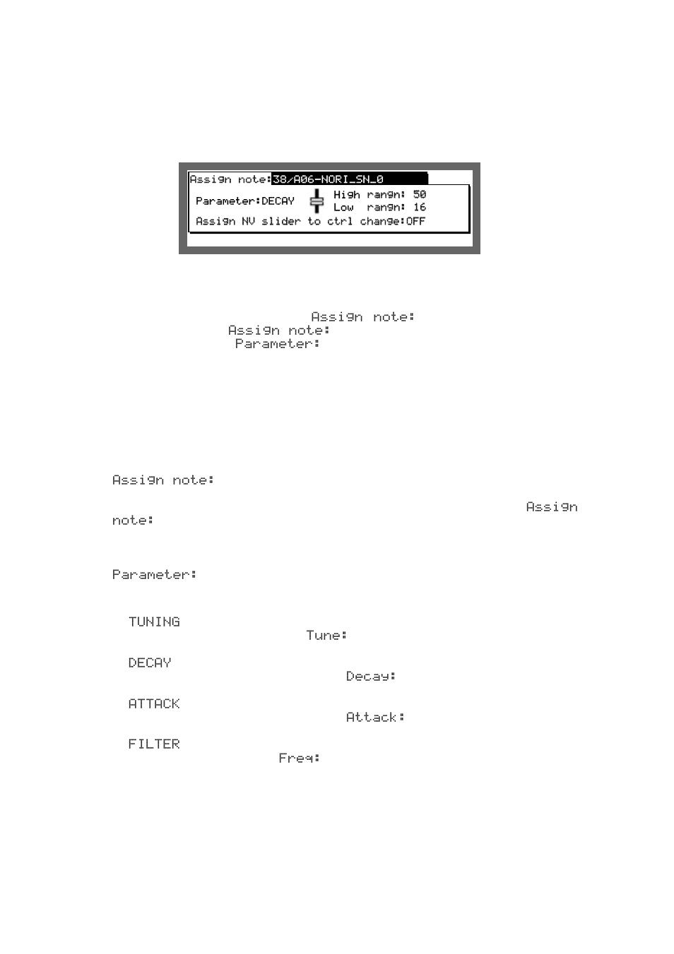 The assign key | Akai MPC 2000xl User Manual | Page 31 / 208