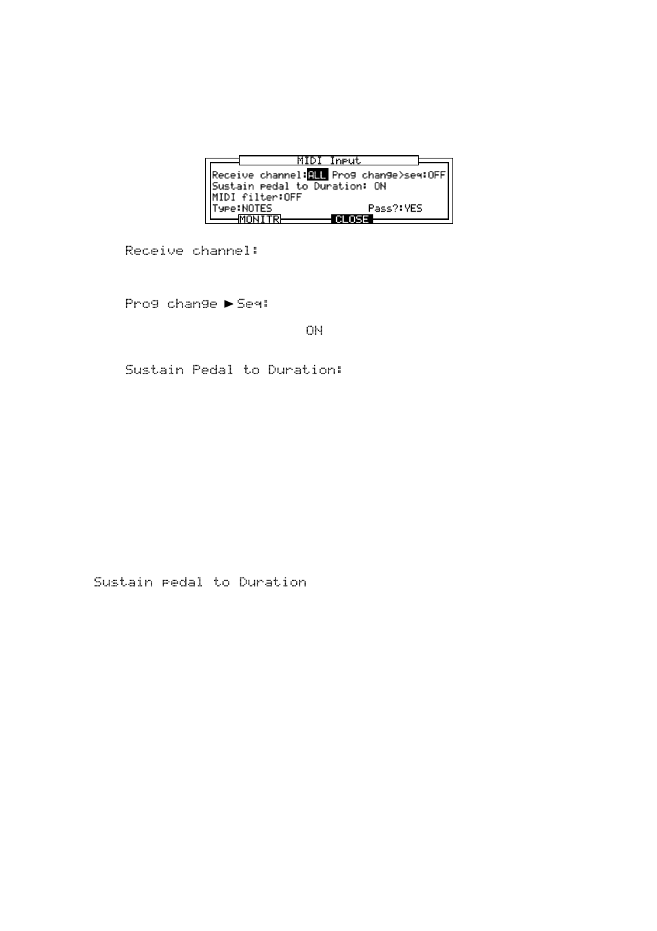 Settings for midi reception | Akai MPC 2000xl User Manual | Page 62 / 208