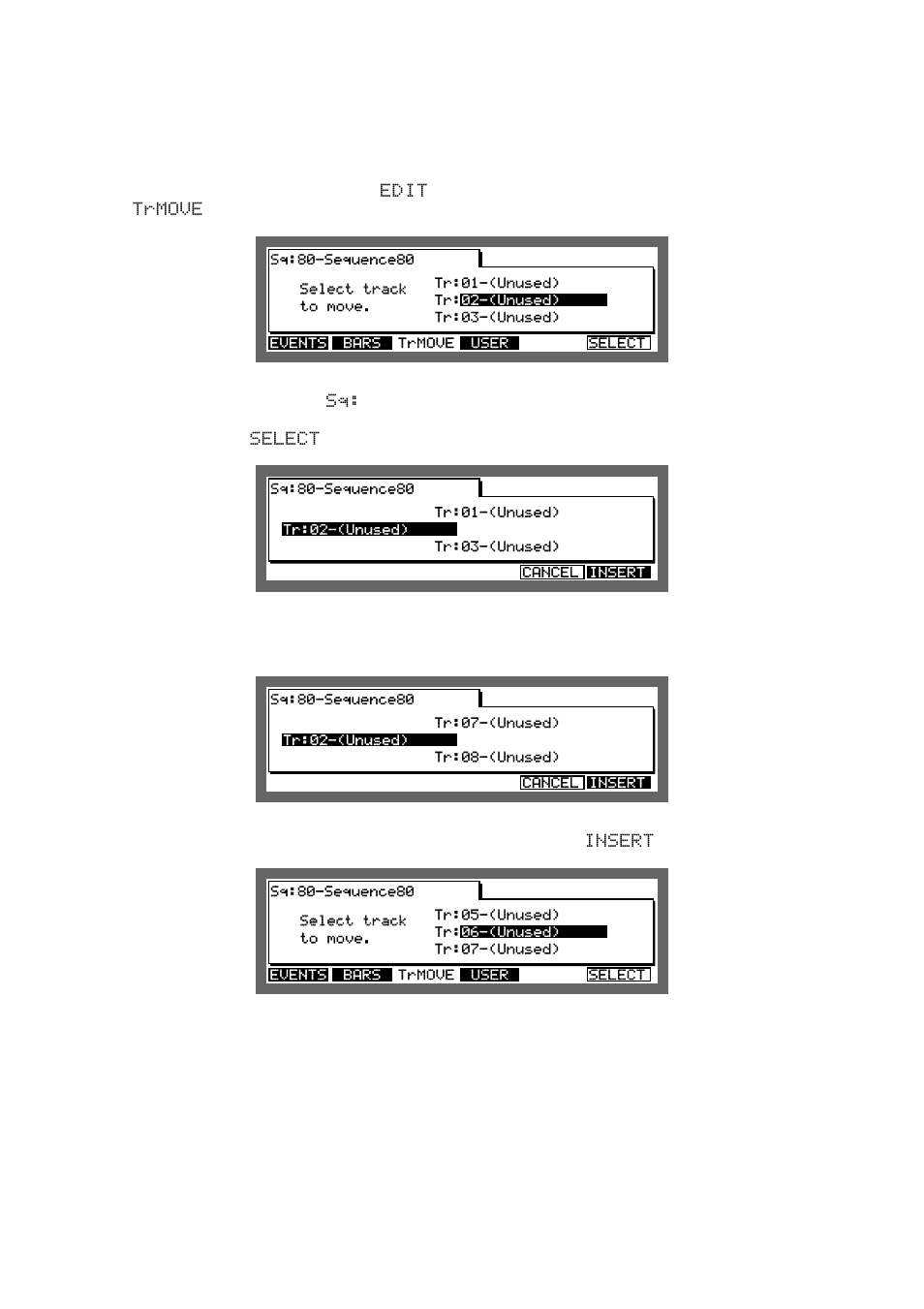 Rearranging the tracks | Akai MPC 2000xl User Manual | Page 84 / 208