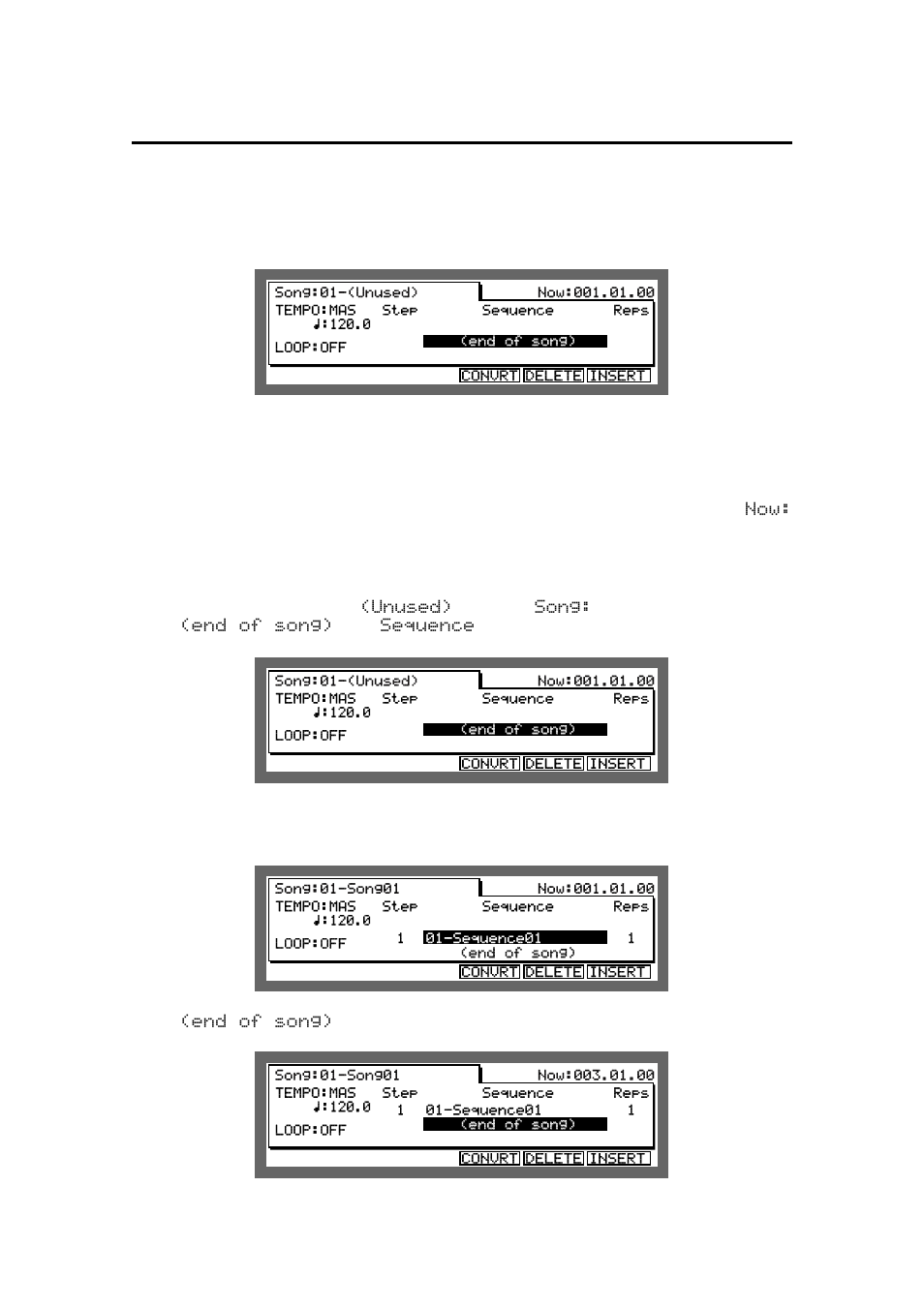 Song mode, Creating a song | Akai MPC 2000xl User Manual | Page 89 / 208