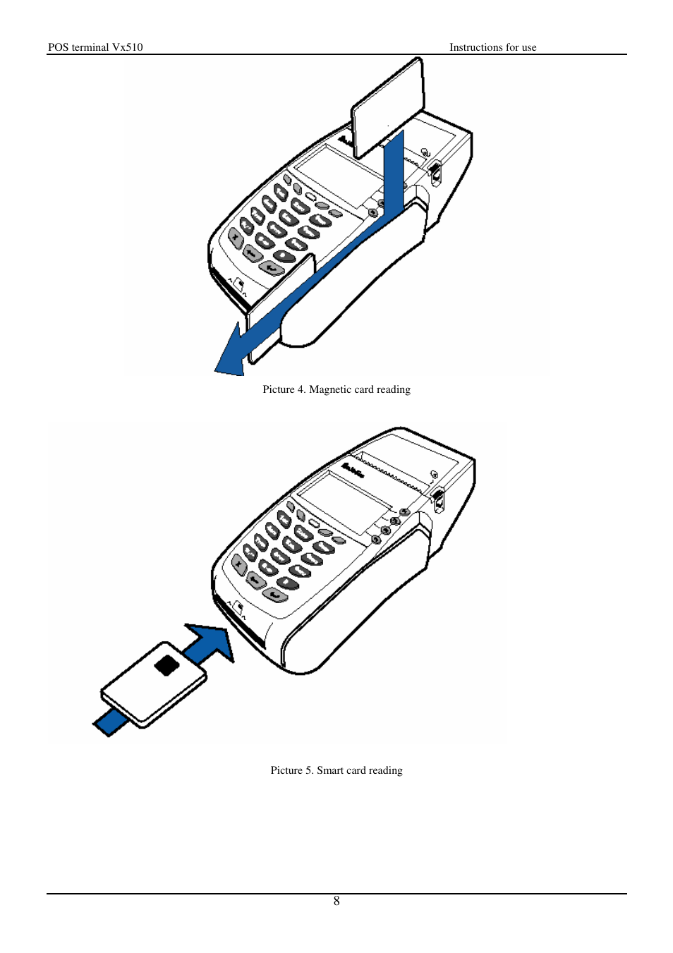 VeriFone Vx510 User Manual | Page 8 / 28