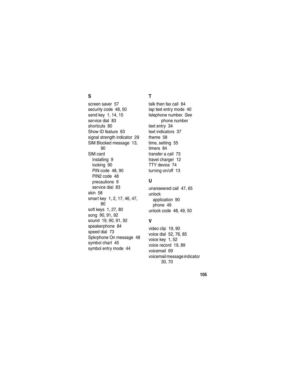 Motorola RAZR V3 User Manual | Page 107 / 110