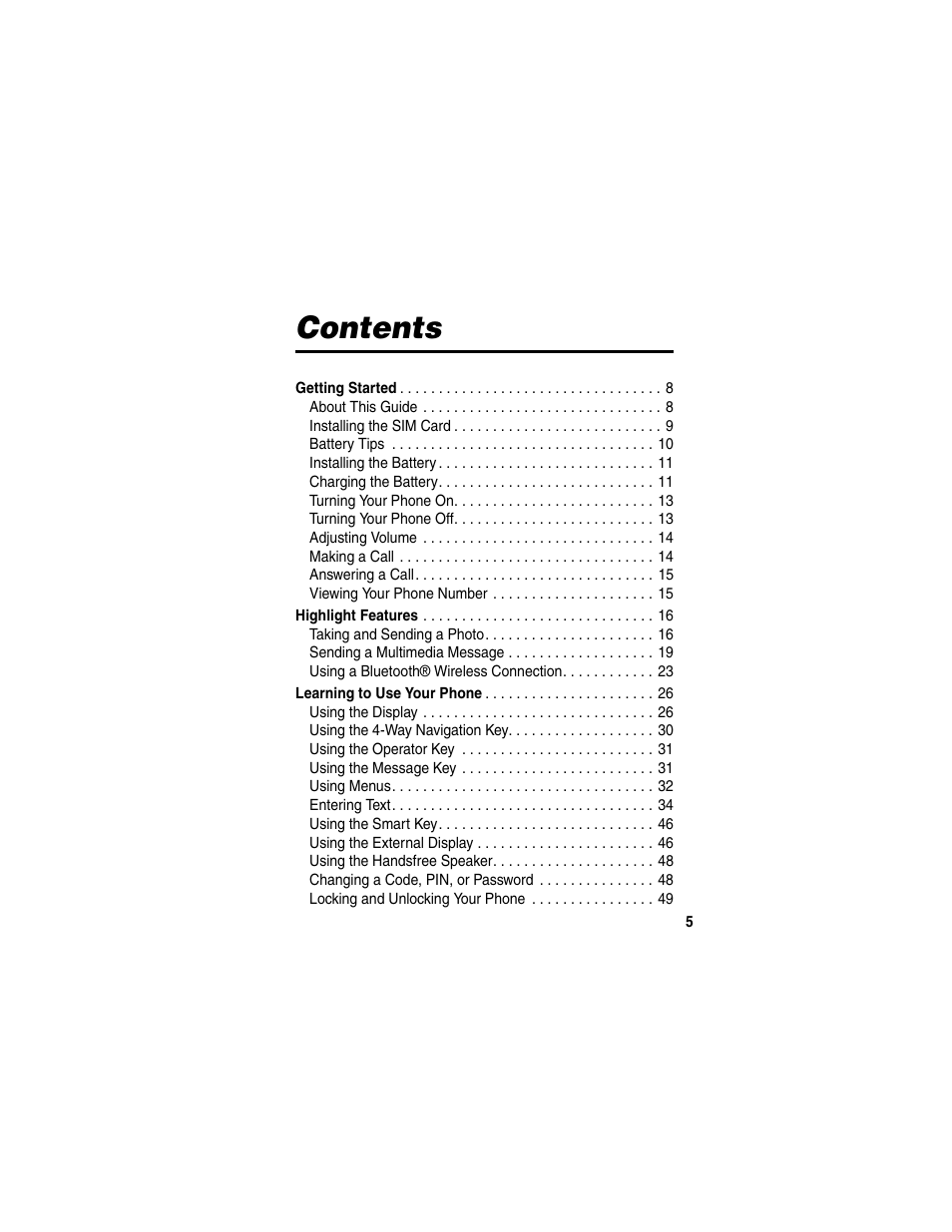 Motorola RAZR V3 User Manual | Page 7 / 110