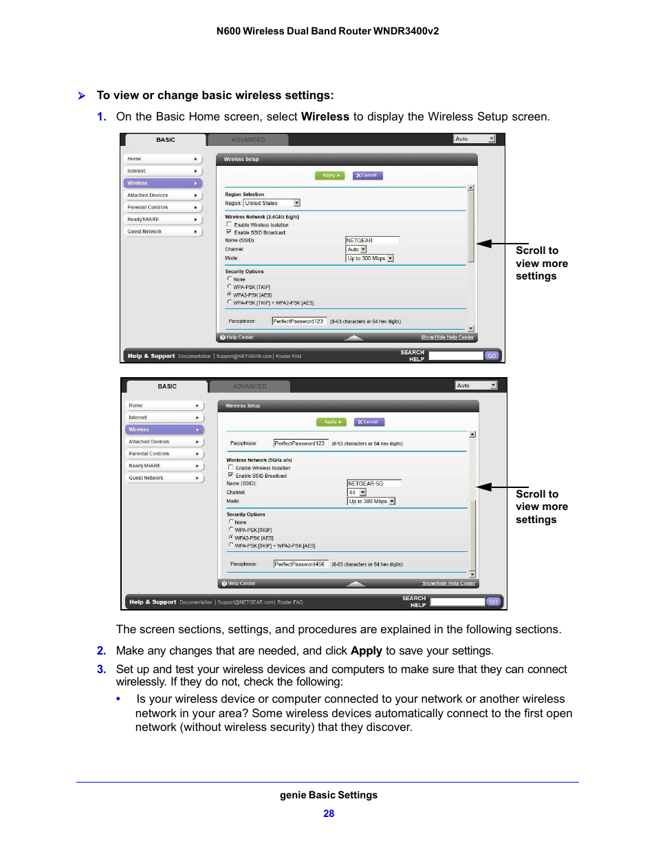 NETGEAR N600 Wireless Dual Band Router WNDR3400v2 User Manual | Page 28 / 120