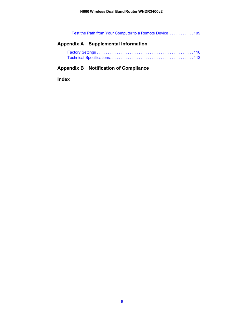 NETGEAR N600 Wireless Dual Band Router WNDR3400v2 User Manual | Page 6 / 120