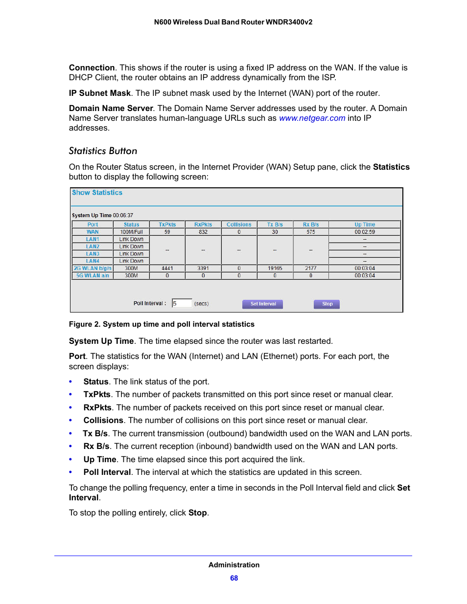 NETGEAR N600 Wireless Dual Band Router WNDR3400v2 User Manual | Page 68 / 120