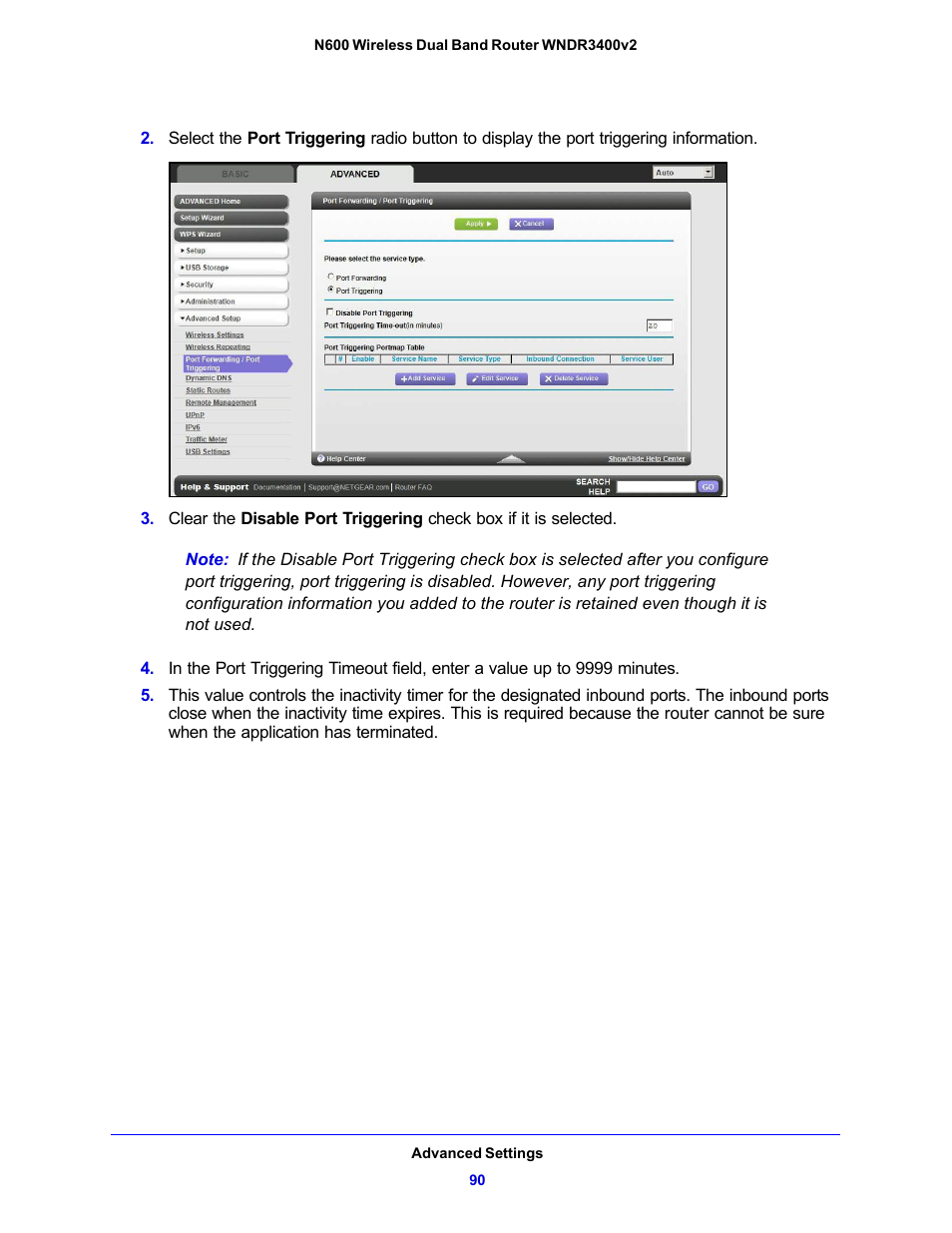 NETGEAR N600 Wireless Dual Band Router WNDR3400v2 User Manual | Page 90 / 120