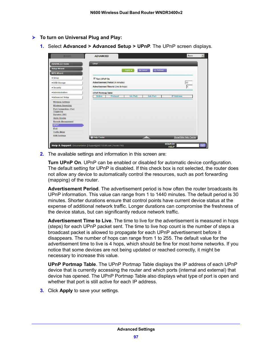 NETGEAR N600 Wireless Dual Band Router WNDR3400v2 User Manual | Page 97 / 120