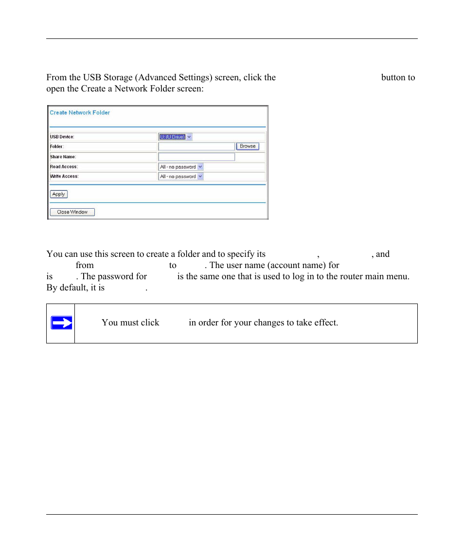 Creating a network folder, Creating a network folder -9 | NETGEAR wndr3700 User Manual | Page 121 / 149