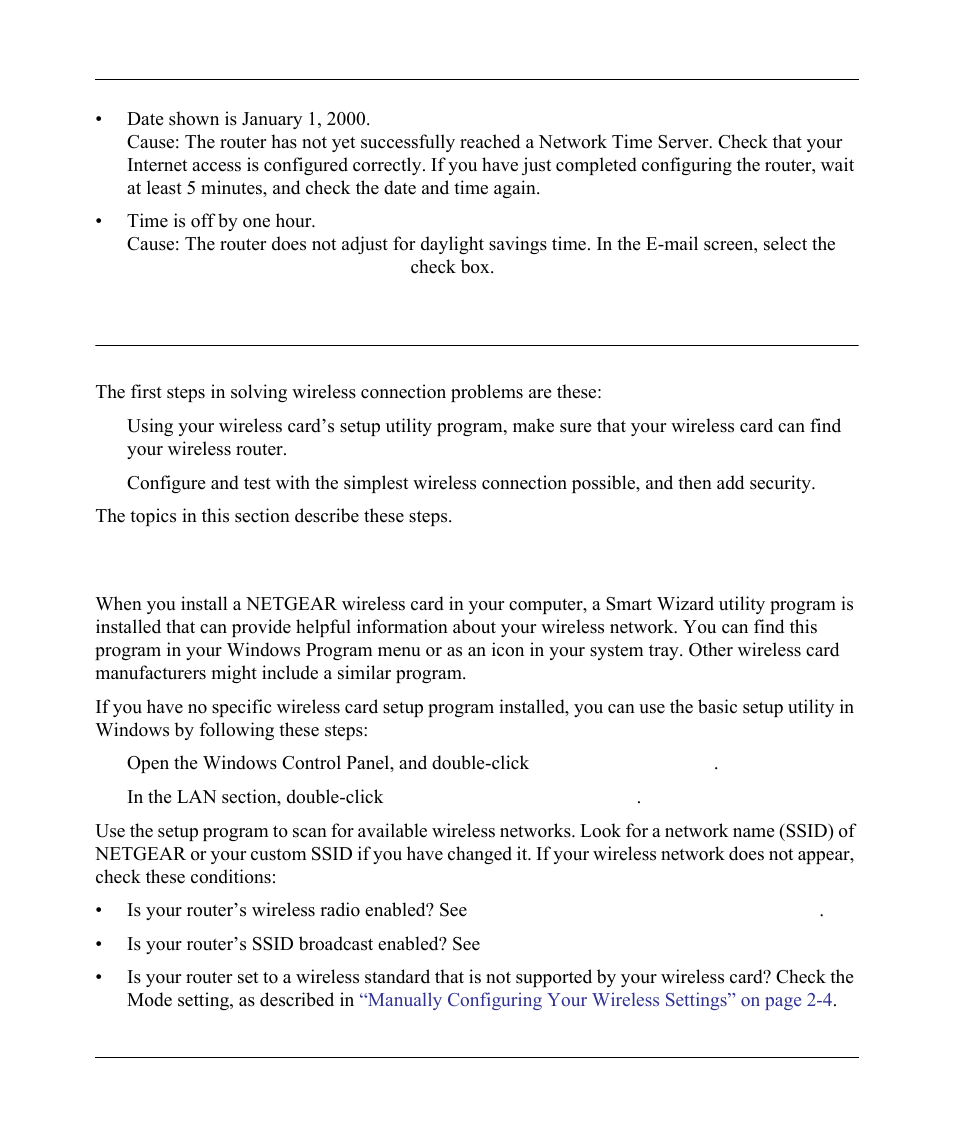 Wireless connectivity, Using your wireless card setup program, Wireless connectivity -9 | Using your wireless card setup program -9 | NETGEAR wndr3700 User Manual | Page 134 / 149