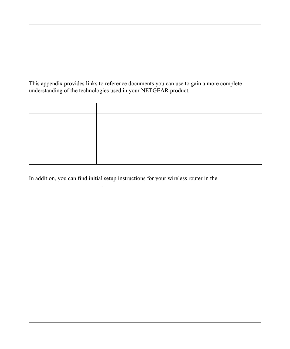 Appendix b related documents, Document in, Preparing your network” in appendix b | Tcp/ip networking basics” in appendix b, Preparing your network” in, Appendix b, You can also configure your computer | NETGEAR wndr3700 User Manual | Page 144 / 149