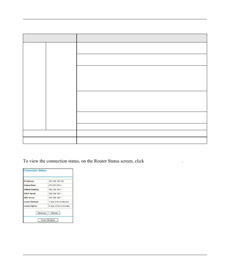 Connection status, Connection status -8 | NETGEAR wndr3700 User Manual | Page 64 / 149