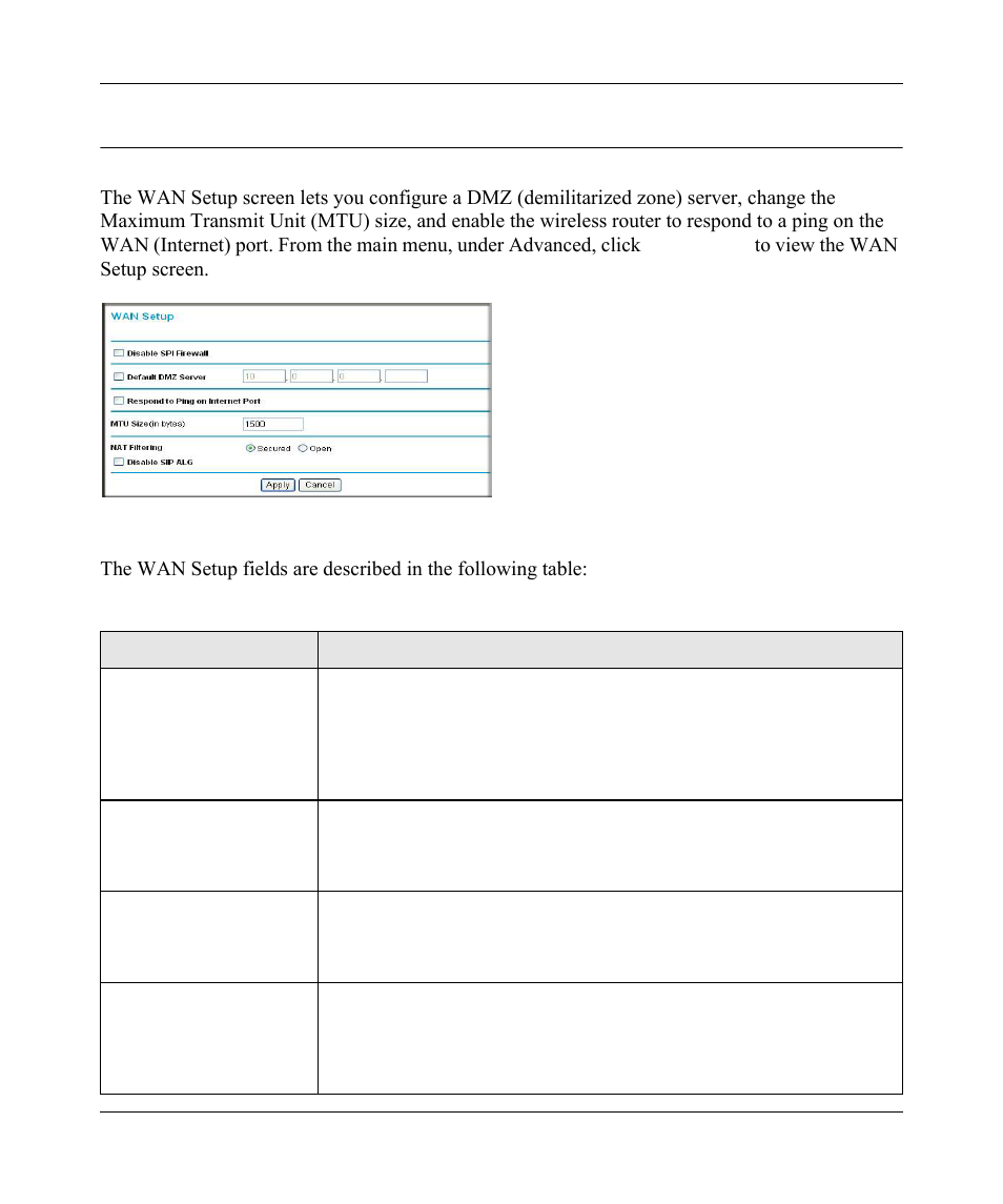 Configuring the wan setup options, Configuring the wan setup options -7 | NETGEAR wndr3700 User Manual | Page 79 / 149