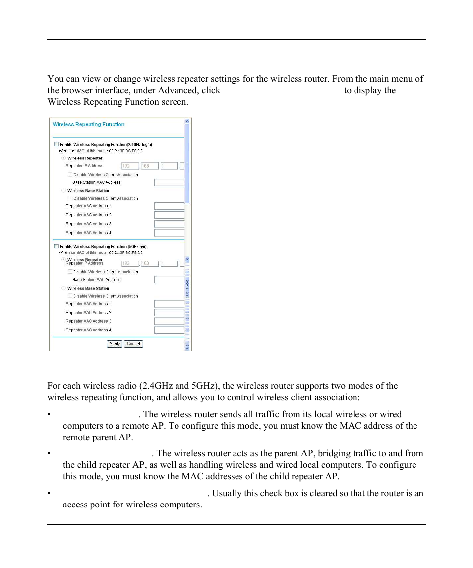 Wireless repeating function, Wireless repeating function -23 | NETGEAR wndr3700 User Manual | Page 95 / 149