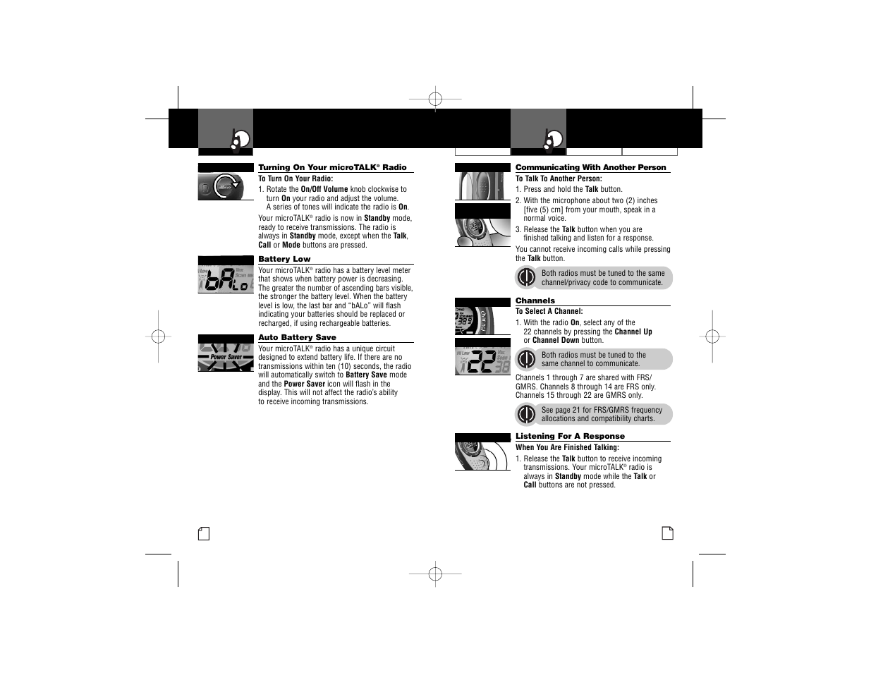 Using your radio | Cobra Electronics PR3100DX User Manual | Page 4 / 16