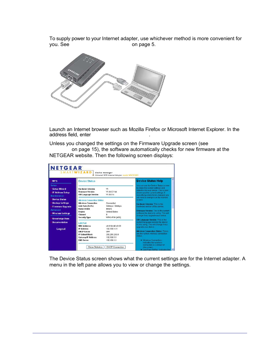 NETGEAR Universal WiFi Internet Adapter WNCE2001 User Manual | Page 7 / 26