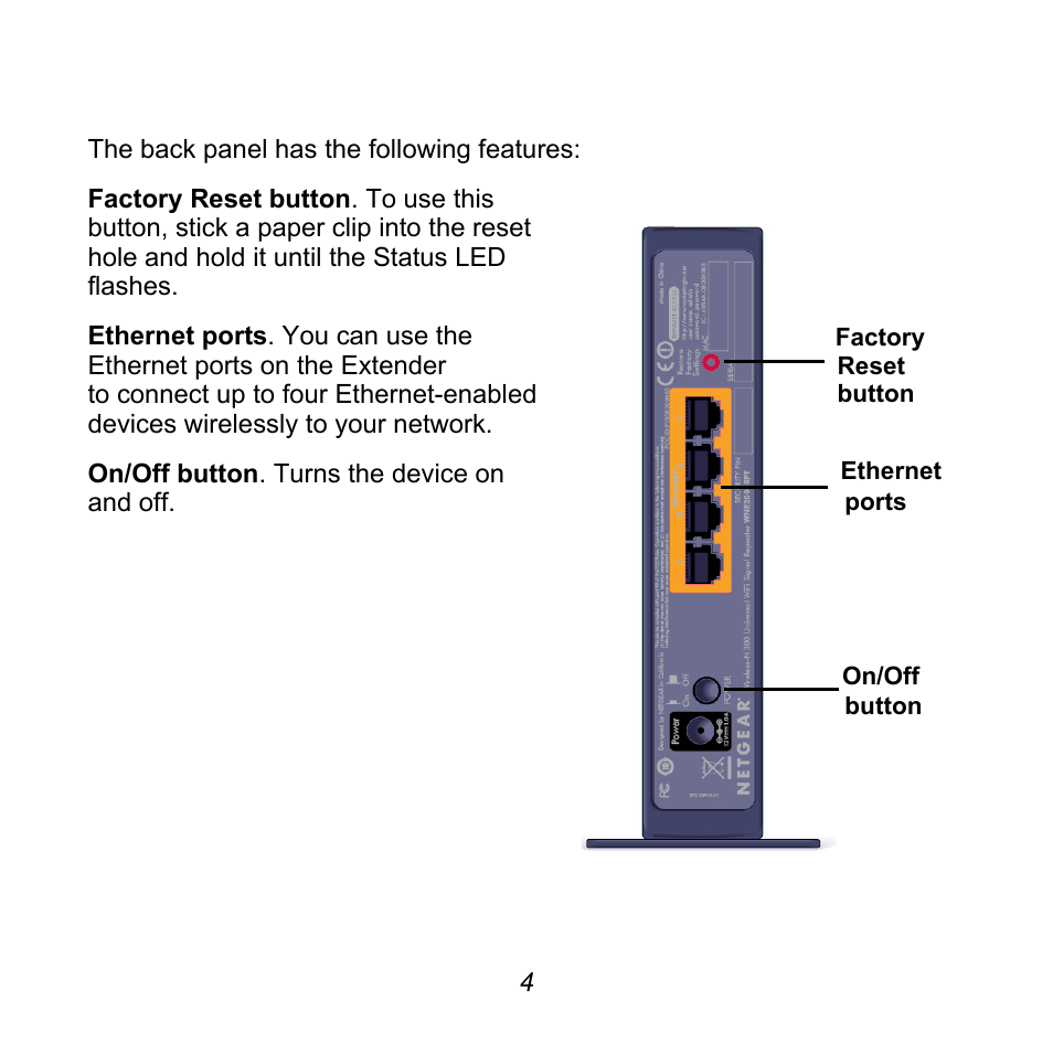 NETGEAR Universal WiFi Range Extender WN2000RPT User Manual | Page 4 / 16