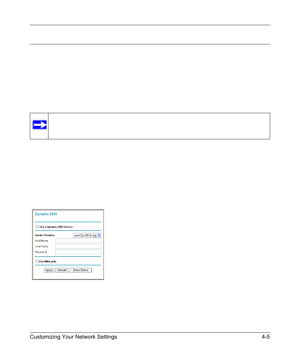 Using a dynamic dns service, Using a dynamic dns service -5 | NETGEAR N150 Wireless Router WNR1000 User Manual | Page 61 / 122