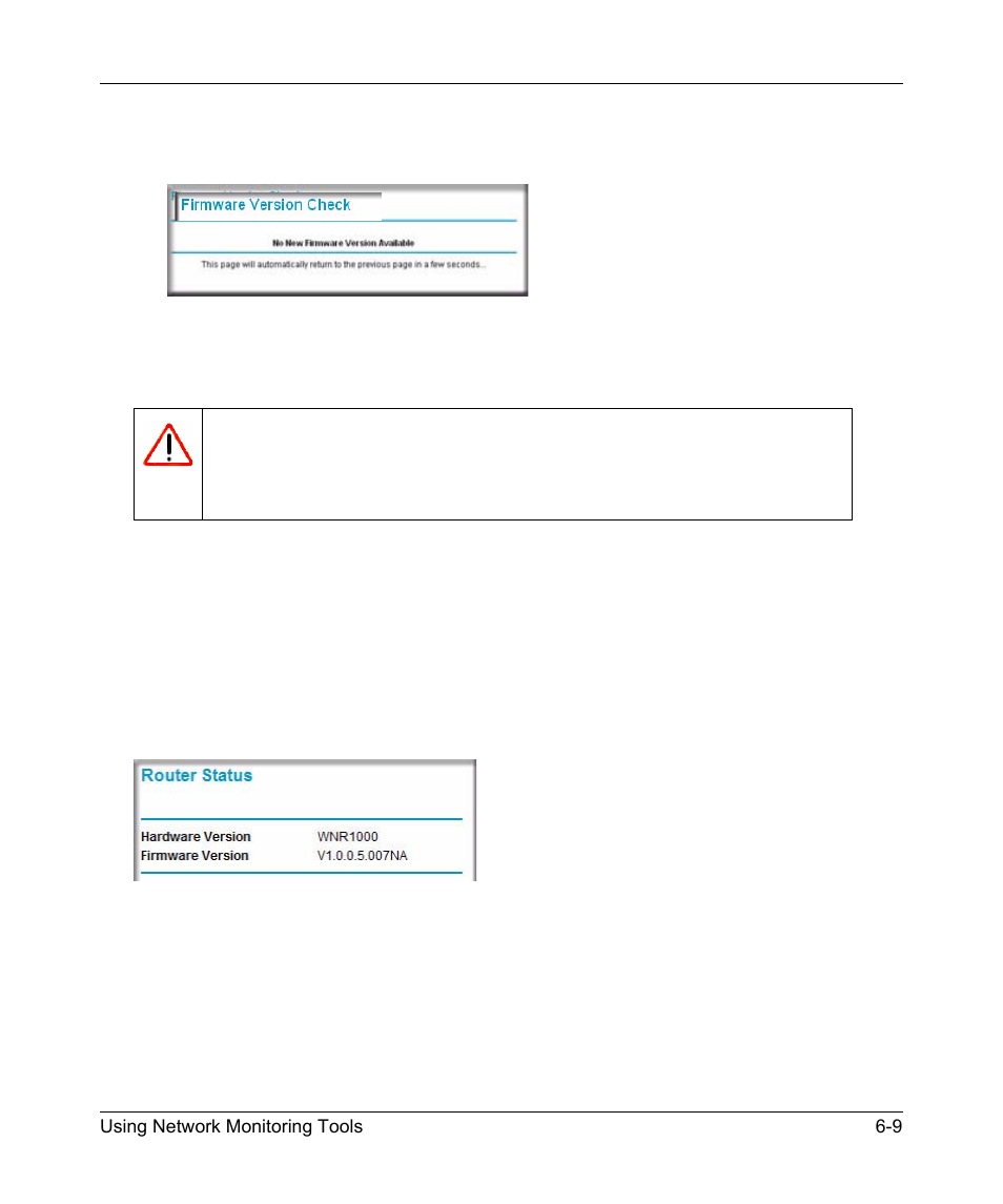 Updating manually to new router firmware, Updating manually to new router firmware -9, Updating manually to new | NETGEAR N150 Wireless Router WNR1000 User Manual | Page 93 / 122