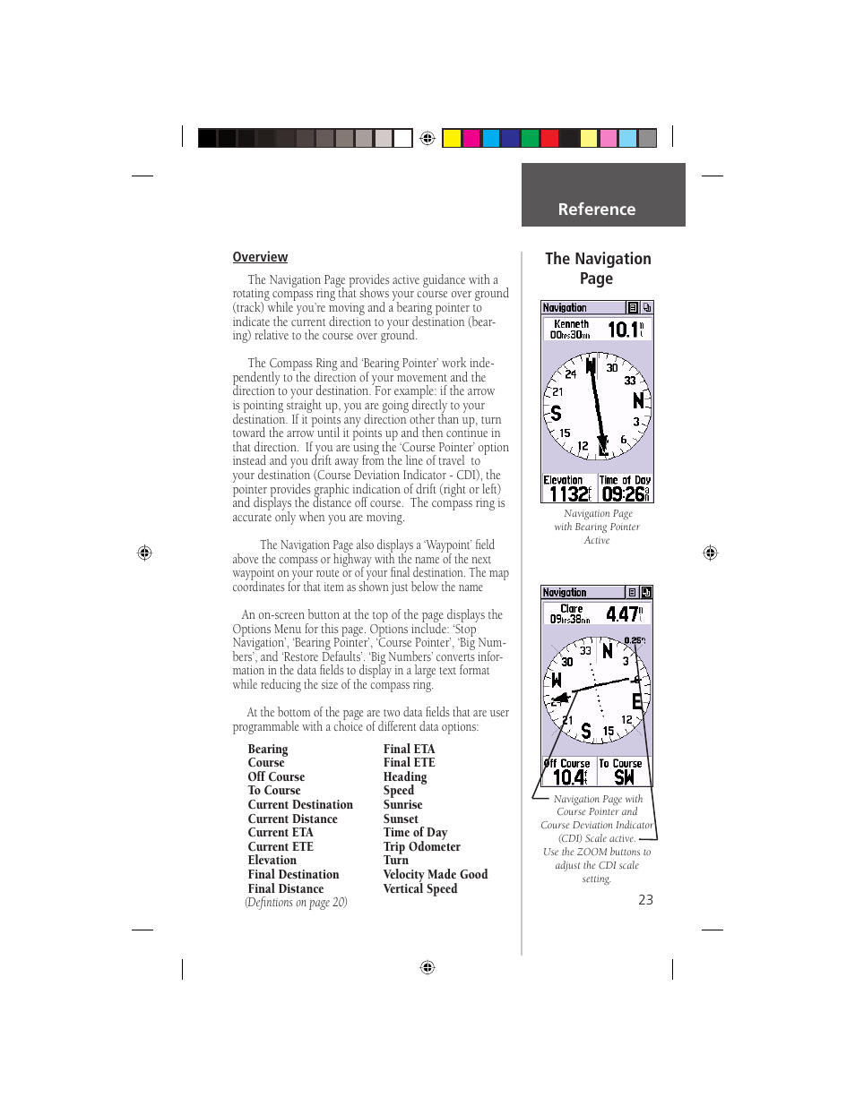 Garmin eTrex Legend User Manual | Page 29 / 68
