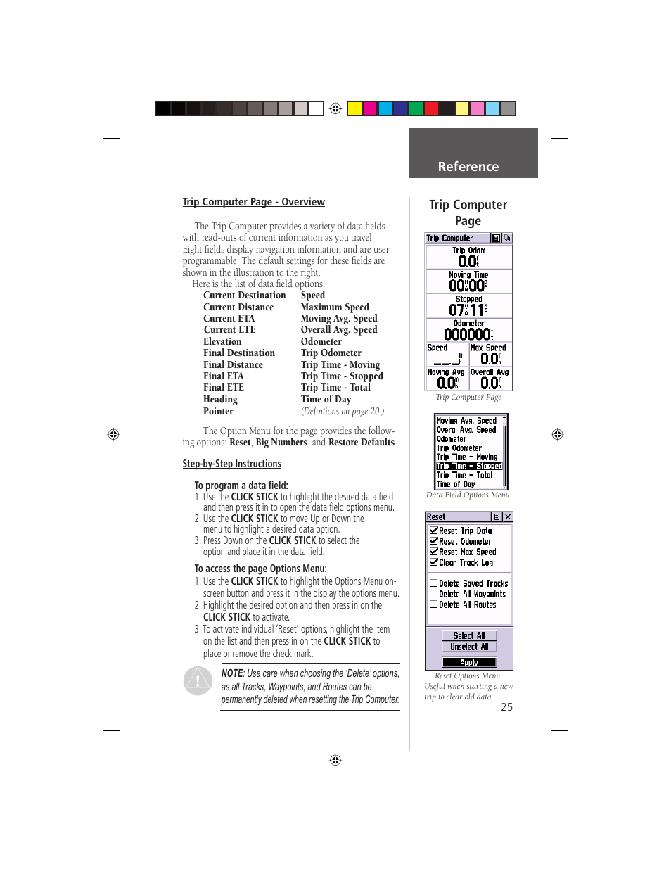 Garmin eTrex Legend User Manual | Page 31 / 68