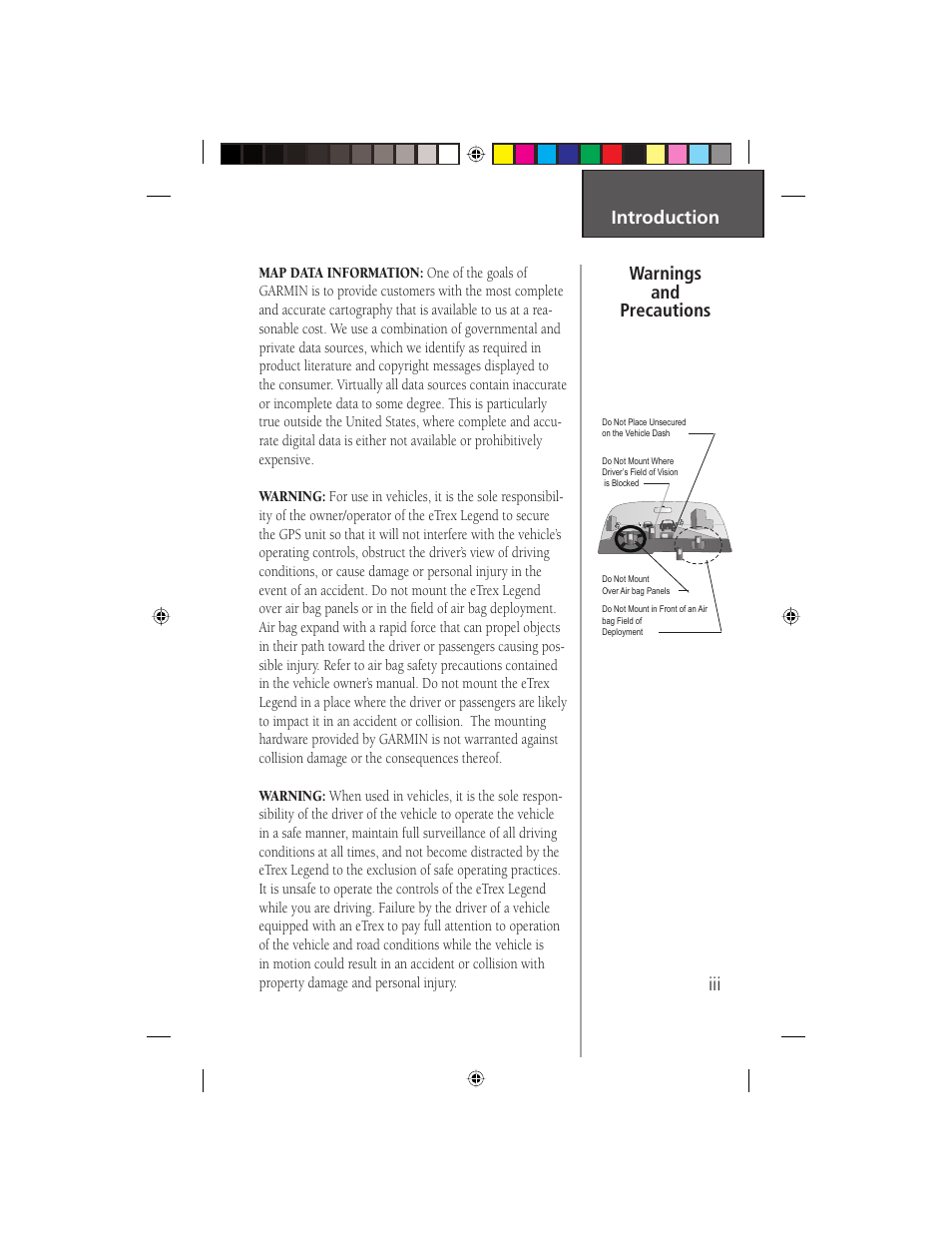 Garmin eTrex Legend User Manual | Page 5 / 68