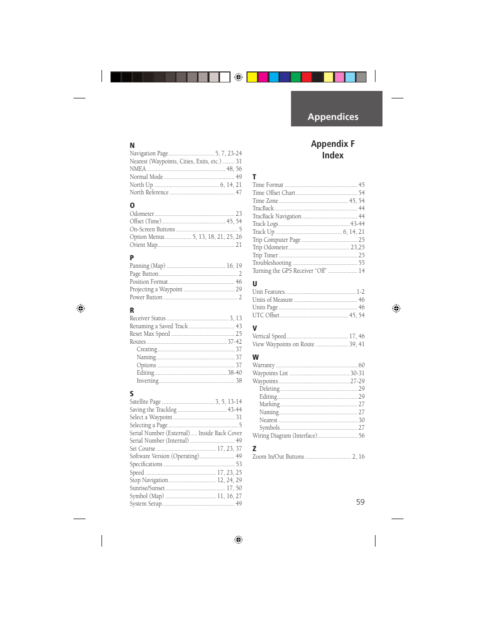 Garmin eTrex Legend User Manual | Page 65 / 68
