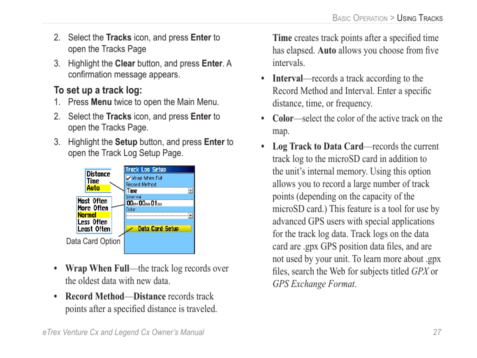 Garmin eTrex Legend Cx User Manual | Page 37 / 96