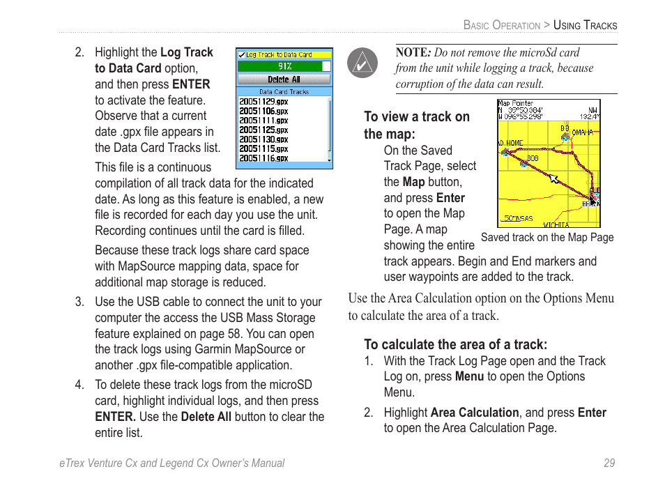 Garmin eTrex Legend Cx User Manual | Page 39 / 96