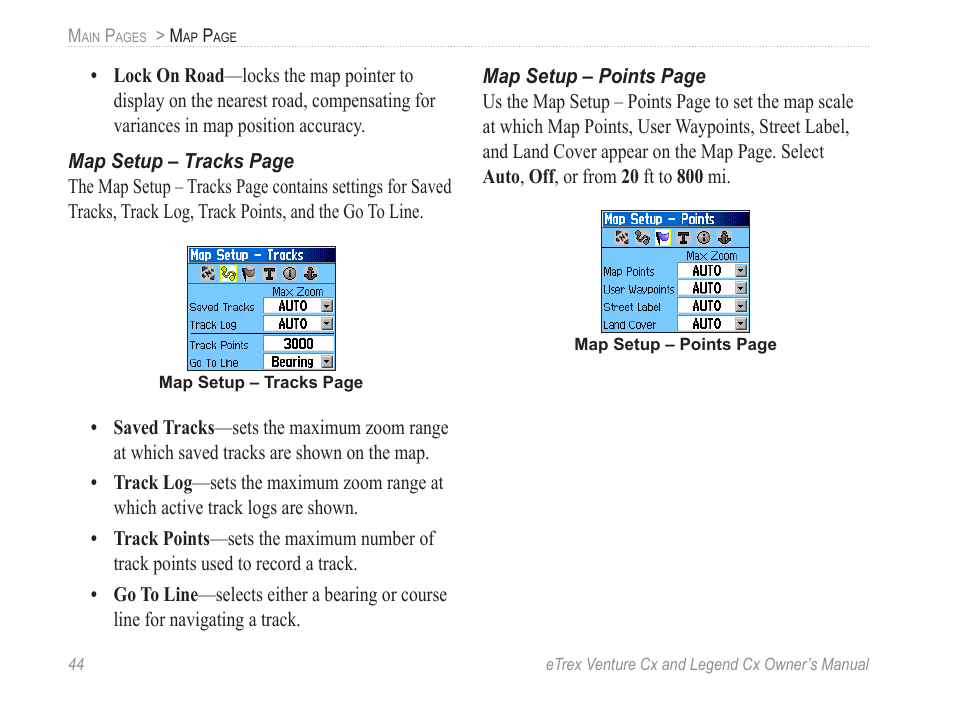 Garmin eTrex Legend Cx User Manual | Page 54 / 96