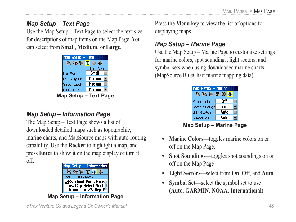 Garmin eTrex Legend Cx User Manual | Page 55 / 96