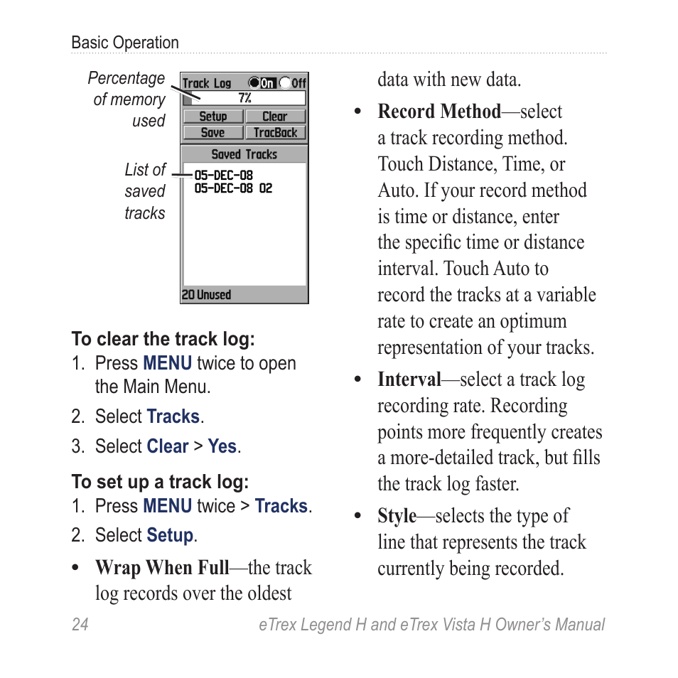 Garmin eTrex Legend H User Manual | Page 26 / 68