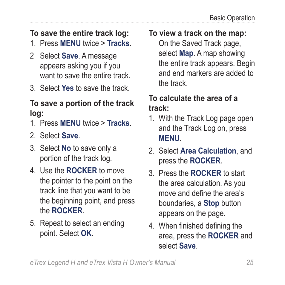 Garmin eTrex Legend H User Manual | Page 27 / 68