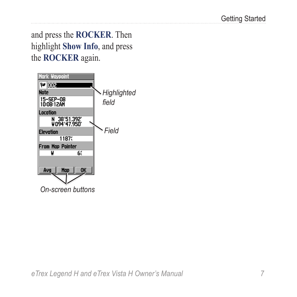 Garmin eTrex Legend H User Manual | Page 9 / 68