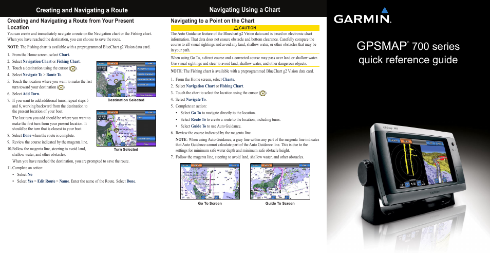 Garmin GPSMAP 740s User Manual | 2 pages