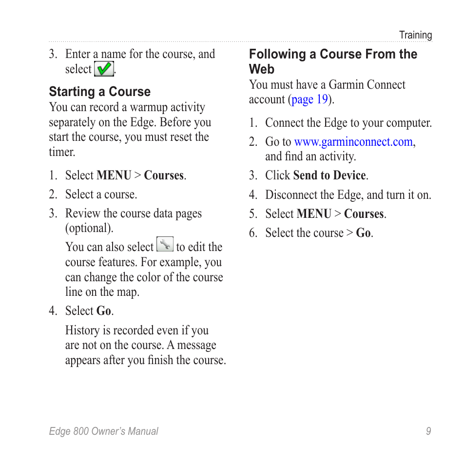 Garmin Edge 800 User Manual | Page 13 / 60