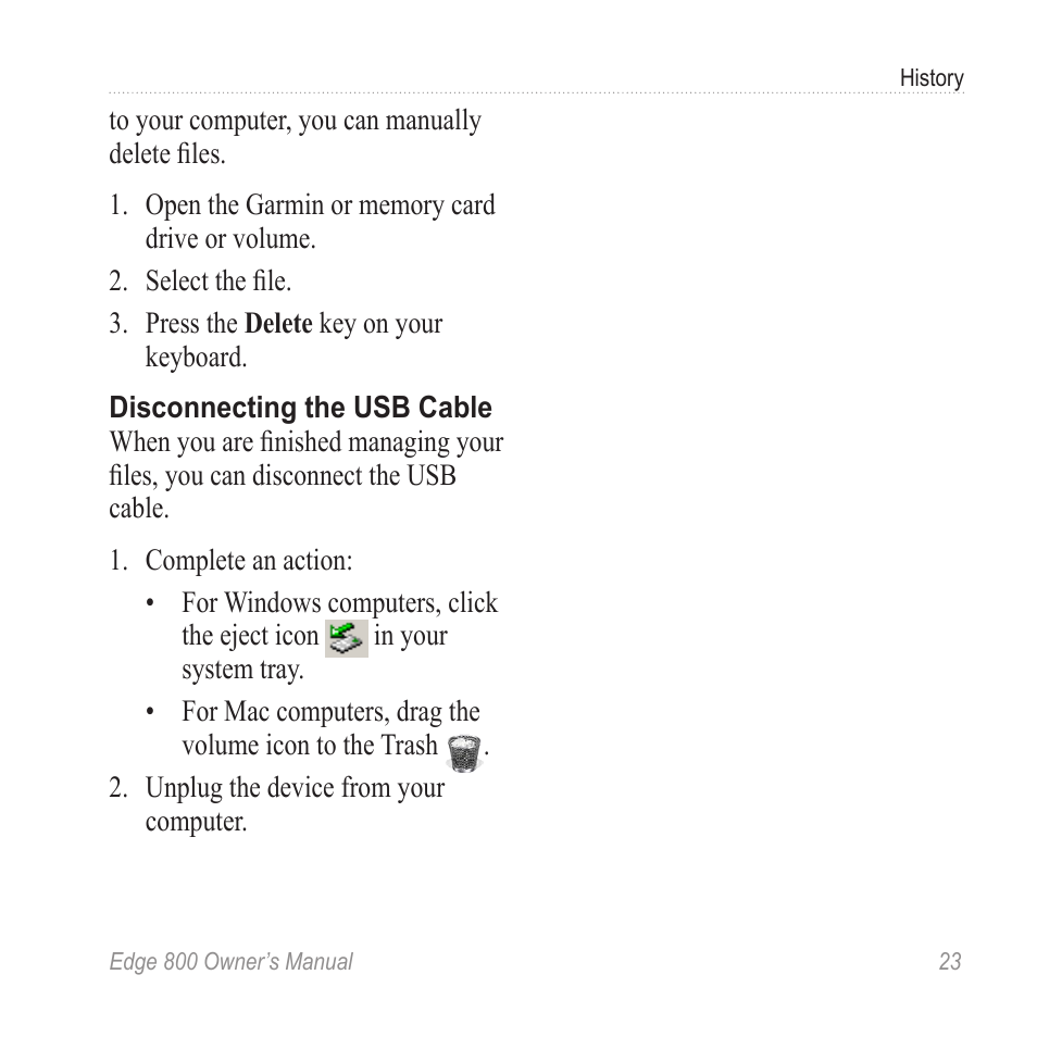 Garmin Edge 800 User Manual | Page 27 / 60