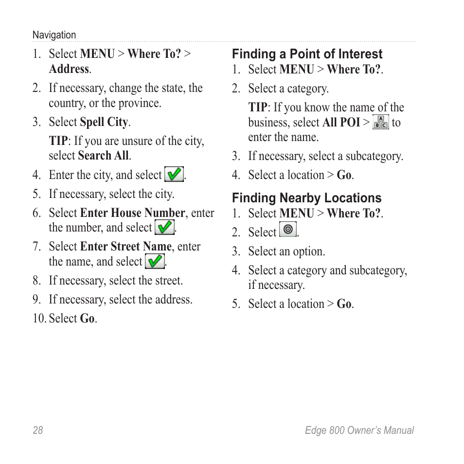 Garmin Edge 800 User Manual | Page 32 / 60