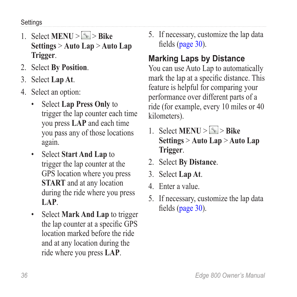 Garmin Edge 800 User Manual | Page 40 / 60