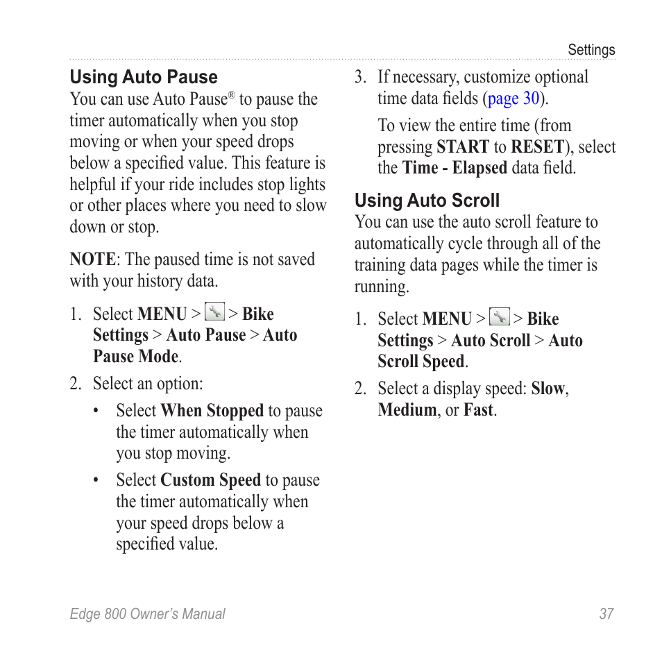 Garmin Edge 800 User Manual | Page 41 / 60