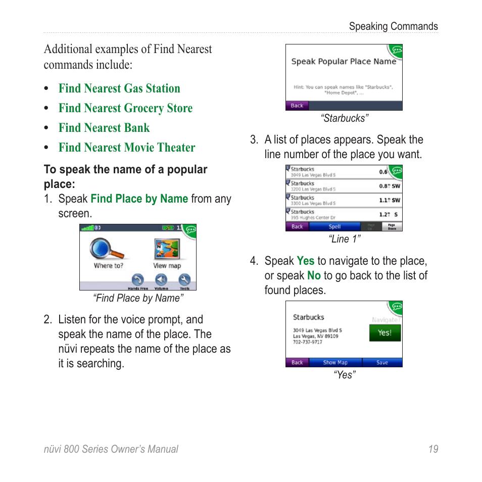 Garmin nuvi 800 User Manual | Page 25 / 76