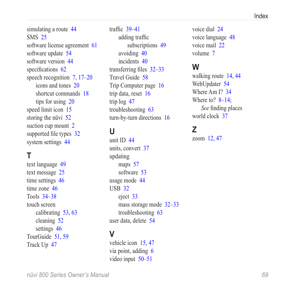 Garmin nuvi 800 User Manual | Page 75 / 76