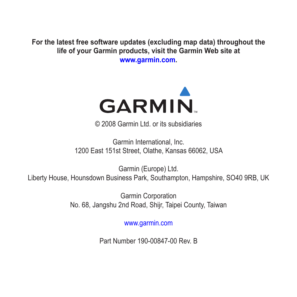 Garmin nuvi 800 User Manual | Page 76 / 76