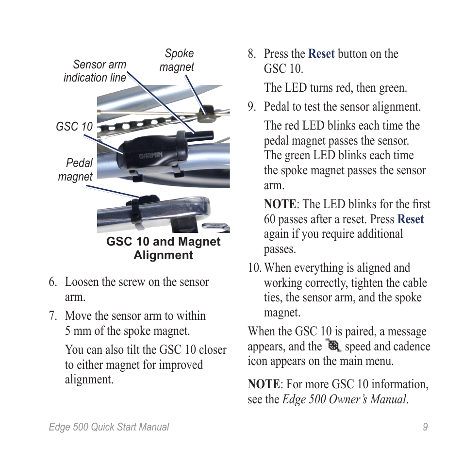 Garmin Edge 500 User Manual | Page 11 / 16