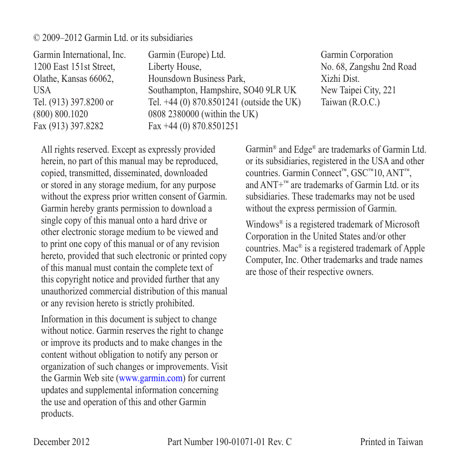 Garmin Edge 500 User Manual | Page 2 / 16