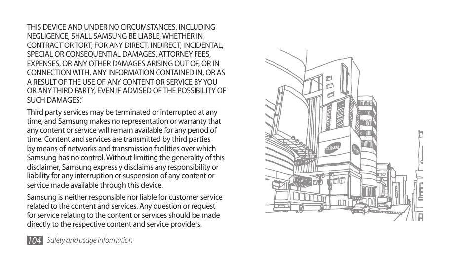 Samsung Galaxy 5 i5503 User Manual | Page 104 / 105