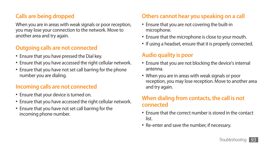Samsung Galaxy 5 i5503 User Manual | Page 93 / 105