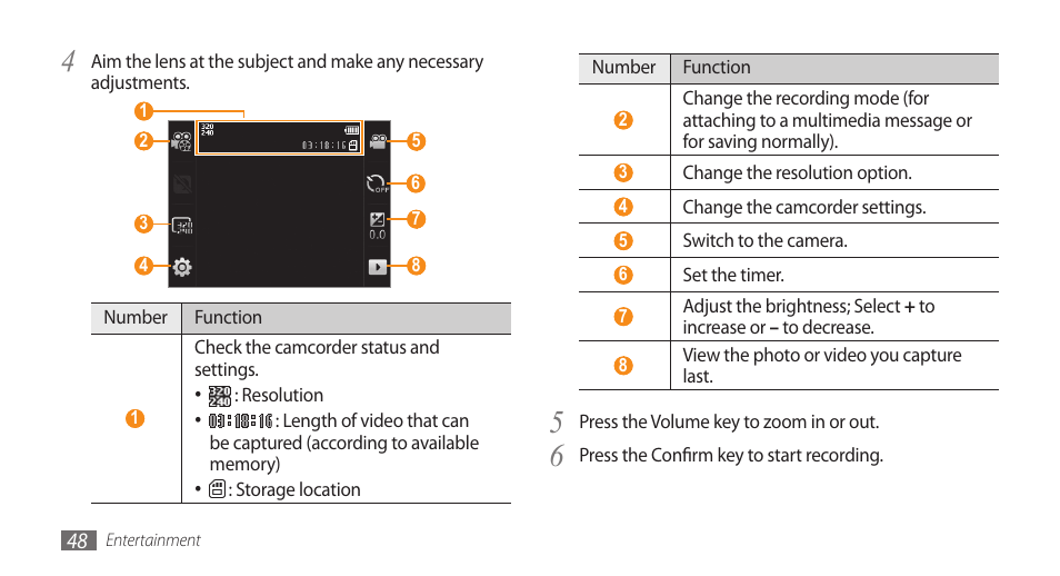 Samsung Galaxy 5 i5500 User Manual | Page 48 / 108