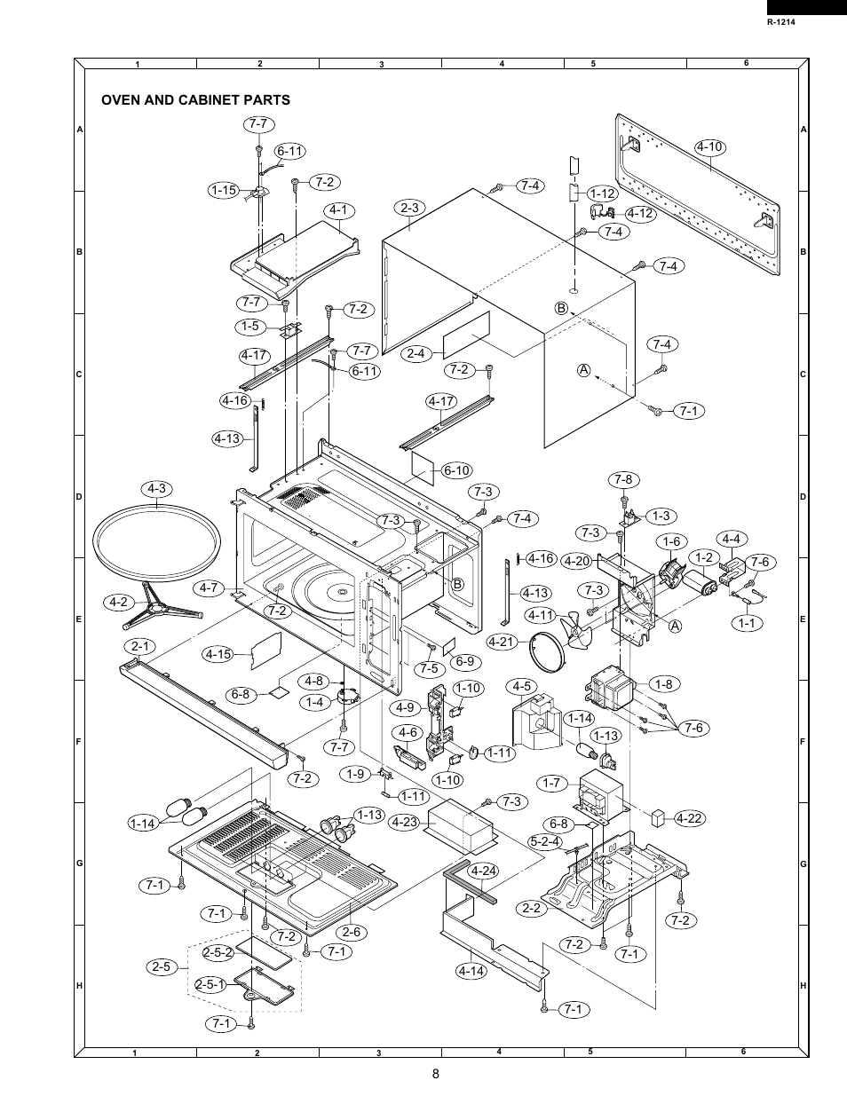 Sharp R-1214 User Manual | Page 10 / 13